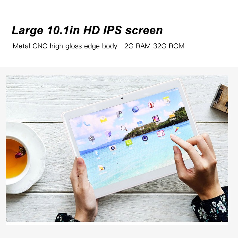 Smart Tablet for Android 7.0 10.1in IPS HD 2GB RAM