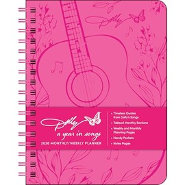 Dolly Parton A Year in Songs Deluxe Organizer 2026 Weekly Planner Calendar