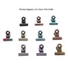 10pcs Colored Hinge Clips Dustproof Rustproof Electroplated Metal Hinge Clips