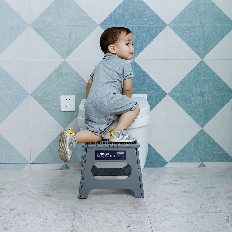 Flottian 11" Folding Step Stool for Adults and Kids Holds
