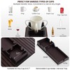 GEHE Detachable Couch Cup Holder, Anti Falling Sofa Arm Tray,