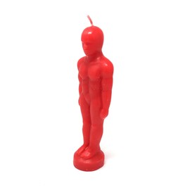 Male Figure Image Candle - Protection - Spells - Spellwork - Ritual Magic - Wicca (Male Red)