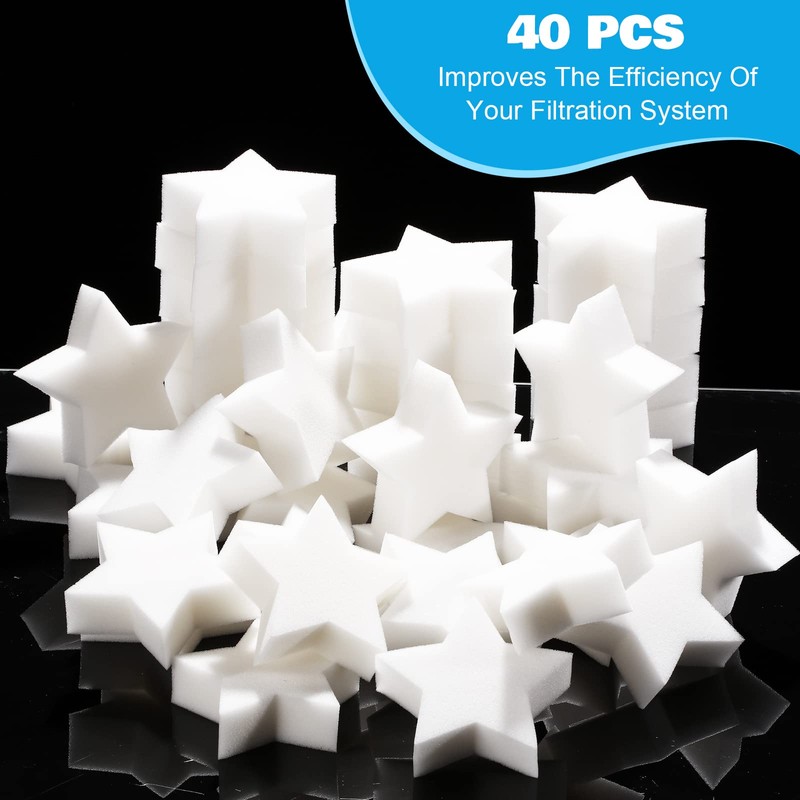 Patelai 40 Pcs Hot Tub Sponge Spa Cleaning Sponges for