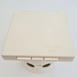 xsports Flush Fitting Mains Hook Up Inlet Socket Caravan Motorhome Camper - White 240V 16A White Mains Flush Fit Socket Caravan Camping Splashproof RV's