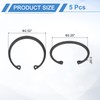 sourcing map 5Pcs 2-5/16" Internal Retaining Ring Circlip, 65 Mn