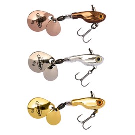 Berkley Pulse Spintail 3-Pack, Fishing Hook, Hard Lures, PredatorFishing, Perch, Unisex, Assorted, 14g