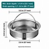 304 Stainless Steel Sink Strainer Basket with Handle – 0.8",