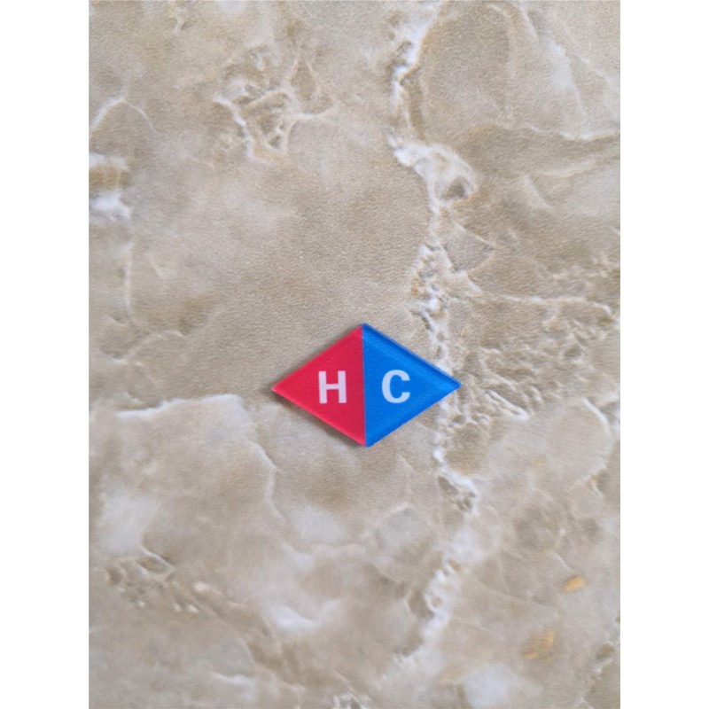 Zzooi 4PCS Self Stick Hot Sign Cold Sign Cold Hot