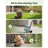 Brightown-Plant-Caddy-with-Wheels Heavy Duty, Ergonomic Plant Dolly for Elderly Gardeners with