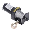 Electric Winch, 24V 2000LBS Load Capacity Electric Steel Cable ATV