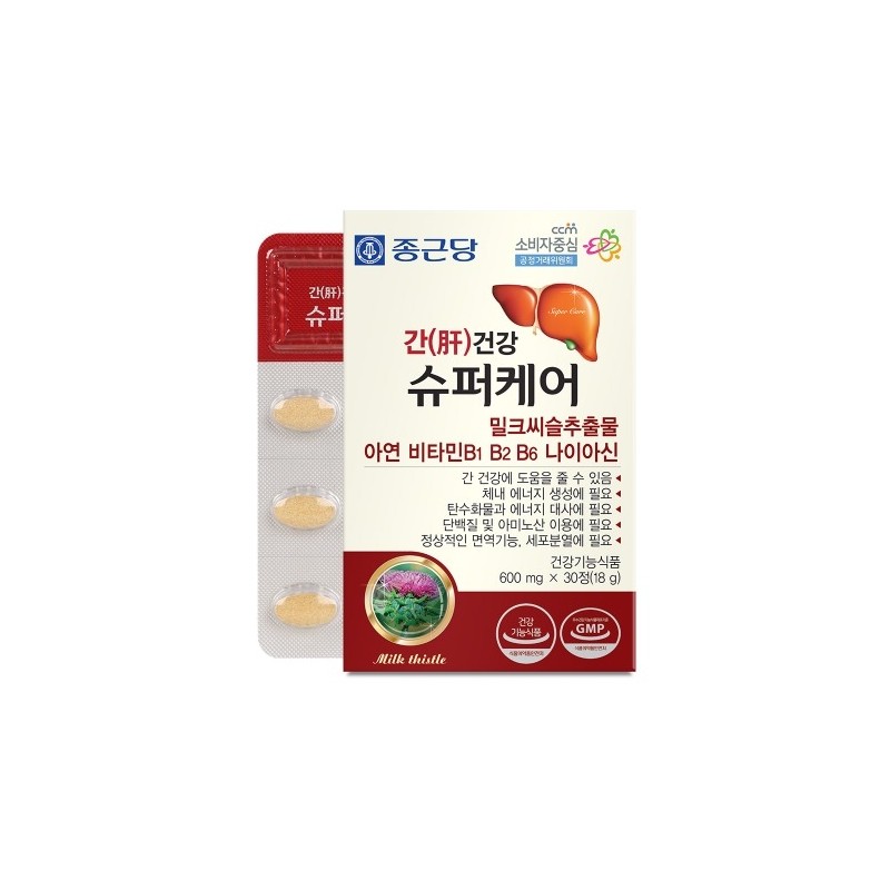Chong Kun Dang Milk Thistle Helper Liver Health, 30 tablets