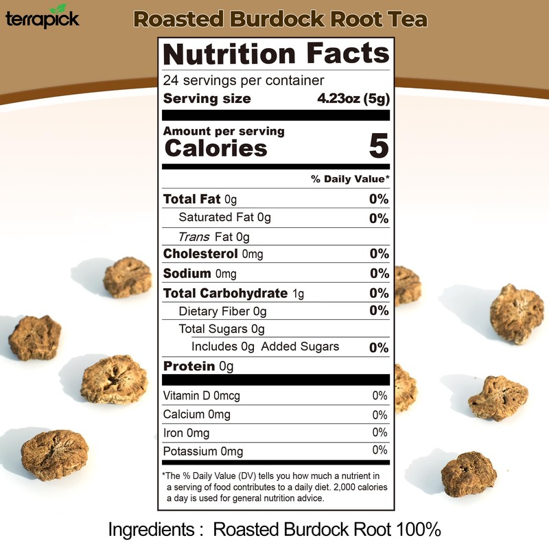 TERRAPICK Roasted Korean Burdock Root Tea 120g (4.23oz) – Natural