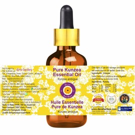 Deve Herbes Pure Kunzea Essential Oil (Kunzea ambigua) with Glass Dropper Natural Therapeutic Grade Steam Distilled 30ml (1 oz)