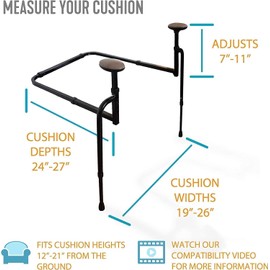 Stander EZ Stand-N-Go, Chair Lift Assist for Elderly, Grab Bar Standing Aid for Seniors, Daily Living Mobility Aid