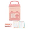 Fingerprint Password Cash Piggy Bank for Kids Auto Scroll Paper