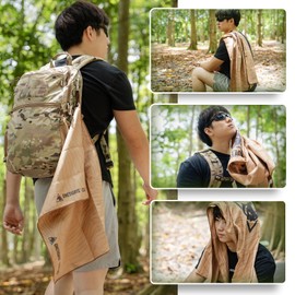 ONETIGRIS Quick Dry Towel,Super Absorbent Microfiber Camping Towel with Bag-Ultra Soft Compact Towel for Beach,Camping, Yoga,Gym, Travel,Sports & Swimming Pool