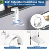 KDD 5 in 1 Desk Organizer - Rotating Headphone Stand