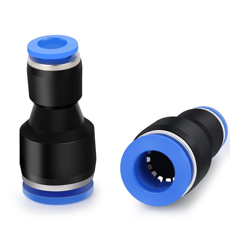 ERGAOBOY 10 Pcs 10mm OD x 8mm OD Straight Reducer