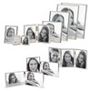 walther design Chloe Double Portrait Frame Silver 2 x 9