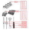 32 PCS HSS Tap and Die Set Metric Wrench Cut