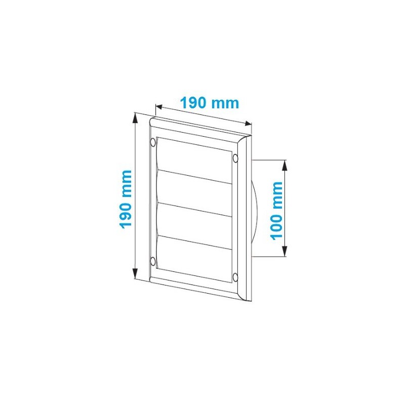 And in Various Slatted Wall Fan And Flaps with Closing