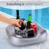 Floating Cup Holder - Inflatable Drink Holder for Pool -