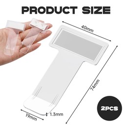 Parking Permit Holder Windscreen Parking Disc Lite Resident Parking Permit Holder Windscreen Transparent Car Easy Park Vignette, for Parking Ticket Holder Approval Accessories Tickets Clips Parking