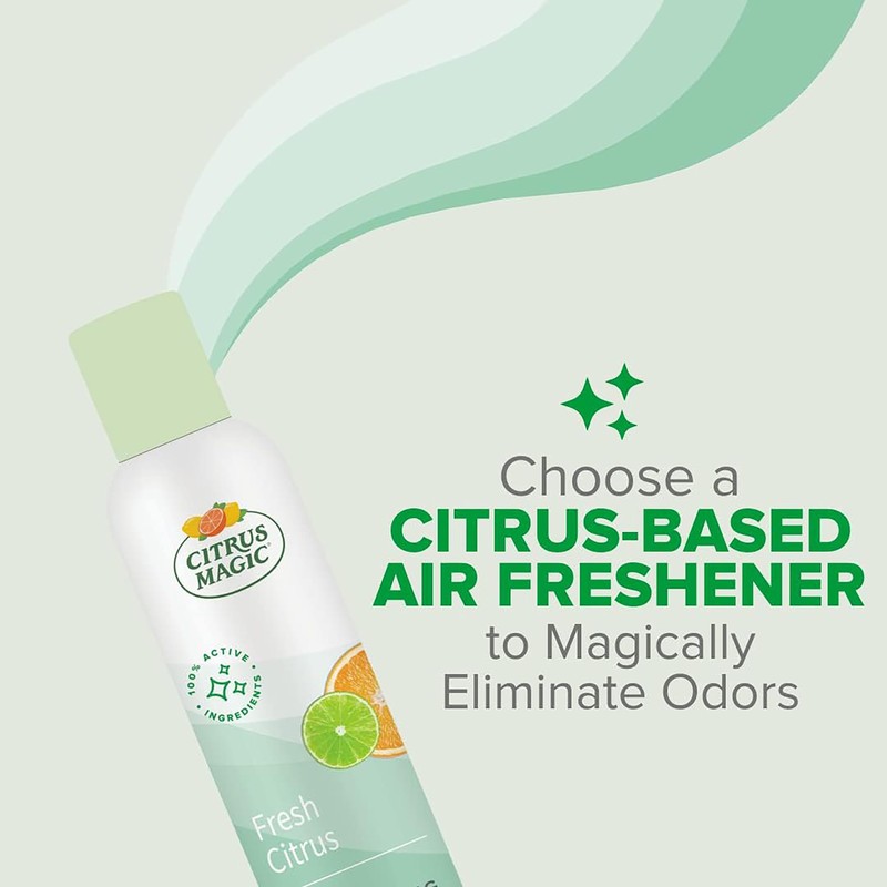 Citrus Magic Freshener Odor Eliminating Air Freshener Spray, 3 Ounce