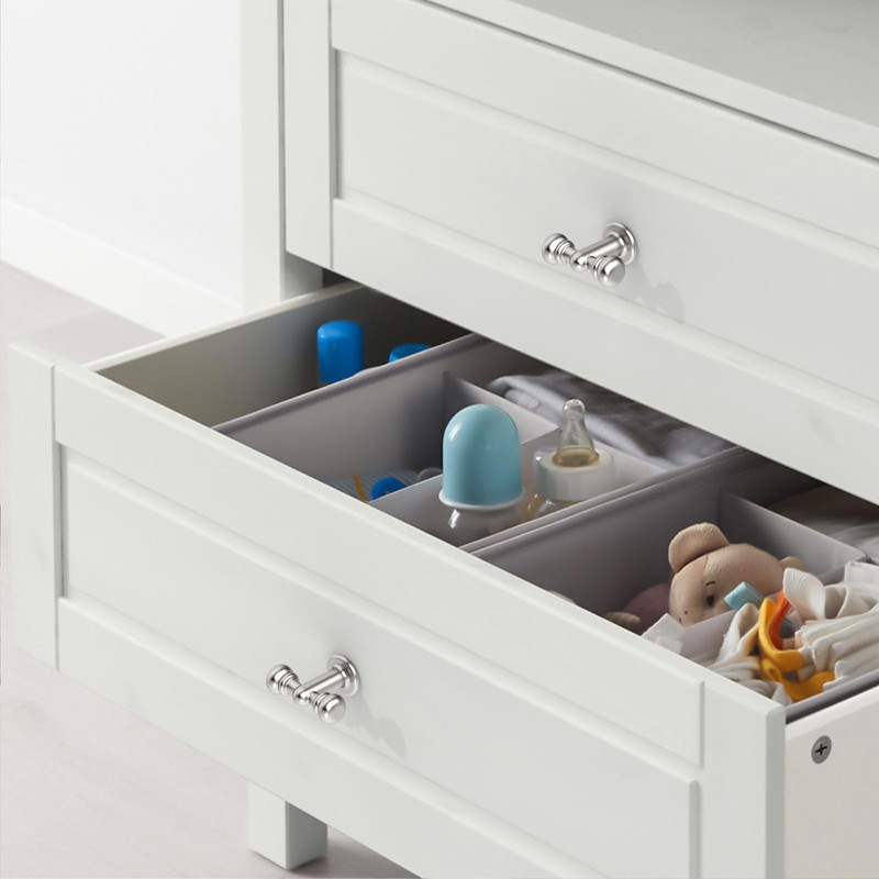 Amerdeco 10 Pack Brushed Satin Nickel Cabinet Knobs Single Hole