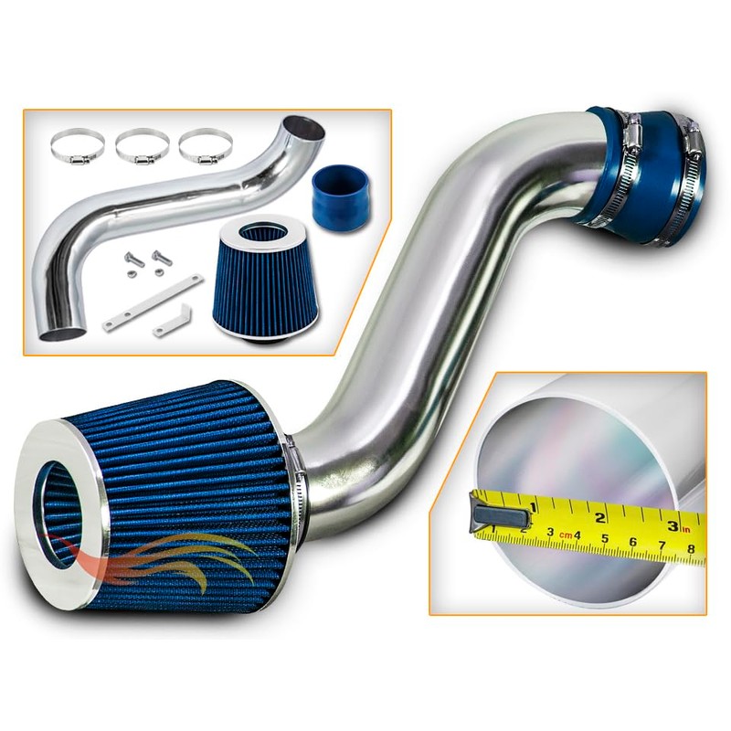 Rtunes Racing Short Ram Air Intake Kit + Filter Combo