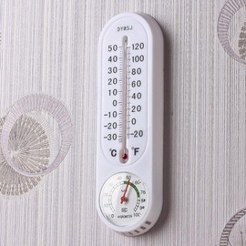 벽걸이 플라스틱 온습도계 습도측정 온도습도측정계 Wall-mounted Plastic Hygrometer Thermometer
