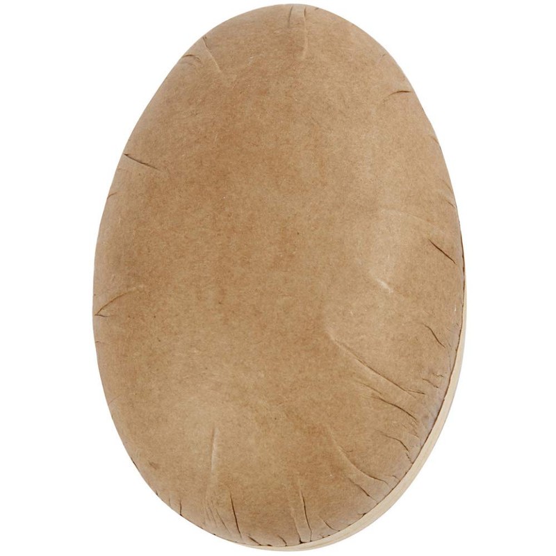 CRAFTY CAPERS 2 Two-Part Opening 12cm Paper Mache Easter Eggs