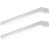 Sunco LED Garage Ceiling Lights Wraparound Fixture 4FT,Linkable Shop Light,