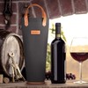 Tirrinia Single Wine Carrier Tote, Insulated Wine Cooler Bag for