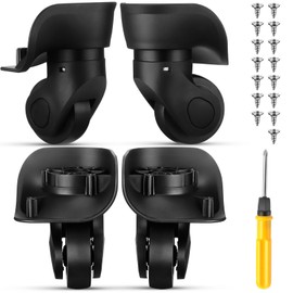 1 Pair of Replacement Wheels for Suitcases – Replacement Wheels for Soft Shell Hard Shell Suitcase Universal Suitcase Wheels Suitcase Wheels Replacement Luggage Wheels Swivel Wheels