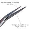 SANDBROS®Extra Long Toe Nail Scissors Clippers Cutters Back Pain Chiropody