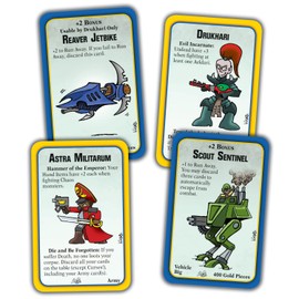 Munchkin Warhammer 40,000: Rank and Vile Card Game (Expansion) | 112 Cards | Adult, Kids,  & Family Game | Fantasy Adventure RPG | Ages 10+ | 3-6 Players | Avg Play Time 120 Min | Steve Jackson Games
