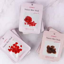 (30 sheets) Nature Skin Moisture Mask Pack (Rose, Pomegranate, Red Ginseng) / (30매)네이처스킨 촉촉 마스크팩(로즈.석류.홍삼)