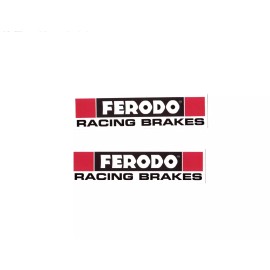 Vintage Sticker Set Of 2 Ferodo Brakes Vinyl Motorcycle Motocross MotoGP