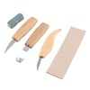 5pcs/set Wood Carving Tools Set Hand Wood Engraving Chisels Knife
