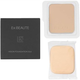 EX:Beauty Official Beauty Serum Powder Foundation, Vision Foundation, Silk, Pore Cover, Sweat and Oil Resistant, Break-Resistant, Made in Japan (Ochre 03, Healthy Impression, Refill)
