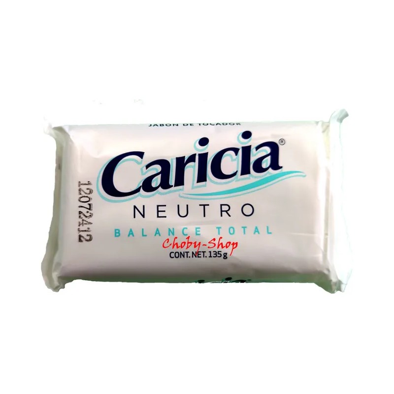 Jabón Tocador Neutro Caricia Hipoalergénico 135g
