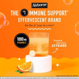 Airborne BRAND NEW 90 Count Airborne Effervescent Immune Boost Vitamin C Tablet EXP:04/26