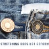 10 Pieces Button Extenders for Long Pants Elastic Waist Extender
