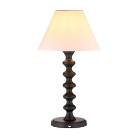 O'Bright Ember Rechargeable Table Lamp (Black_Baluster)