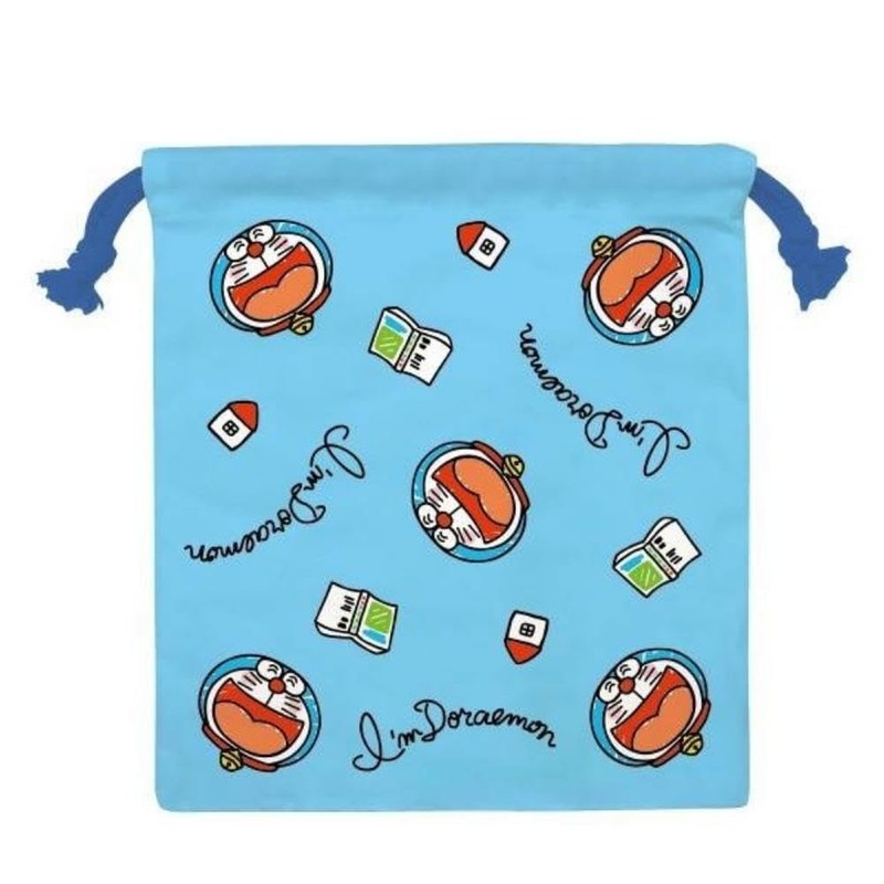K Company CKC19-IDR Imudoraemon Drawstring Bag, H 8.1 x W