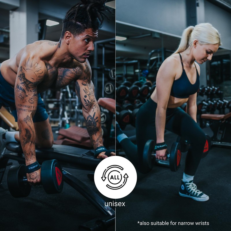 PULLUP & DIP Weight Lifting Straps for Weight Training, Padded