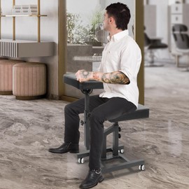 LOYALHEARTDY Ajustable Hair Chair,Multi-Function Tattoo Barber Chair with Wheel,180° Adjustable Backrest Angle,Tattoo Chair for Beauty Salons, Nail Salons, Shopping Malls