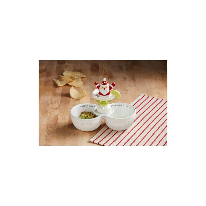 Mud Pie Santa Marg Light Up Table SITTERS, Green