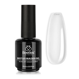 Beetles Gel Polish Beetles Builder Gel 7 in 1 Nail Builder Strengthener Gel Clear Color Hard Gel Builder Extension Nail Gel for Holiday Nail Art Design for Girls